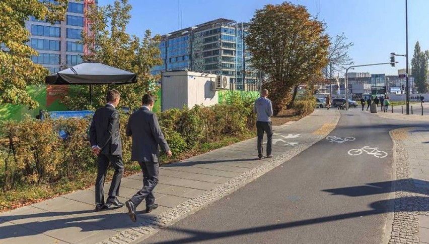 Chodnik antysmogowy w Warszawie