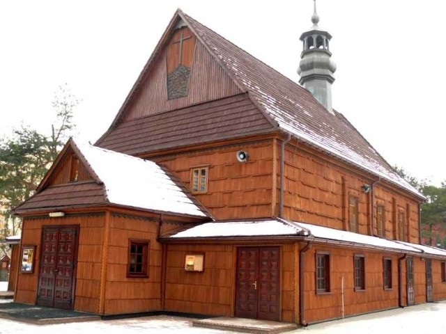 Drewniany kościół pod wezwaniem św. Floriana w Stalowej Woli.