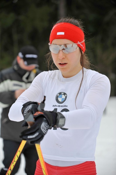 Emilia Romanowicz na starcie "złotego" biegu na 5 kilometrów