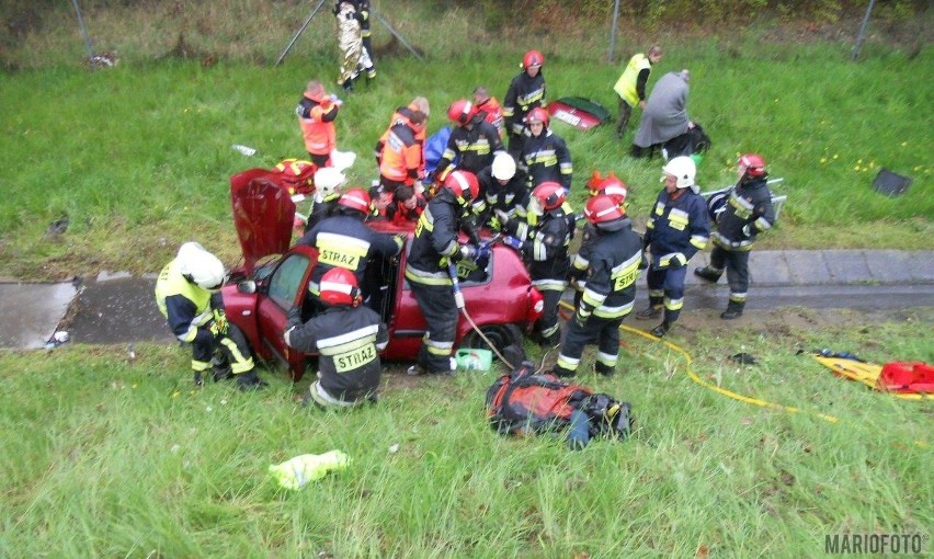 Wypadek na autostradzie A4. Po godzinie 14.00 samochód...