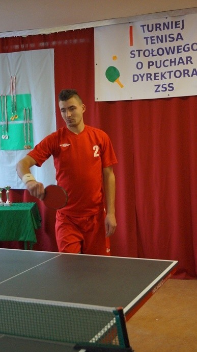 Turniej tenisa stołowego w Zespole Szkół Specjalnych w Ostrowcu 