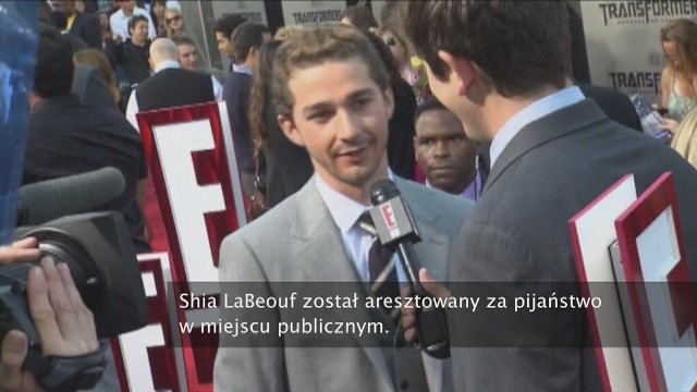 Znany aktor, Shia LaBeouf, został zakuty w kajdanki i aresztowany za pijaństwo w miejscu publicznym.