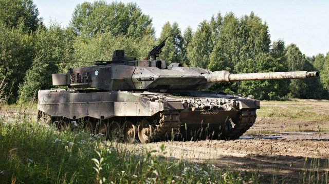Trzon sił biorących udział w ćwiczeniach Arrow 24 stanowi fińskie siły pancerne wyposażone m.in. w czołgi Leopard