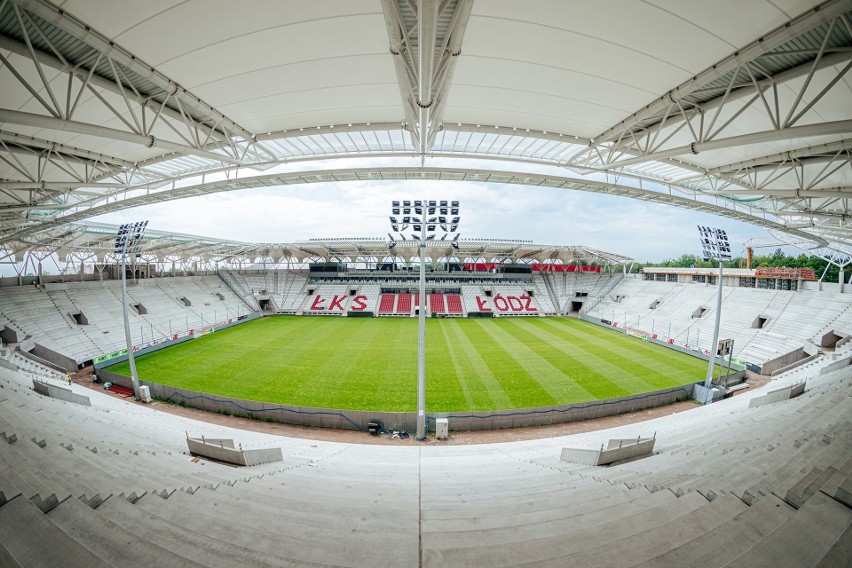 Coraz bliżej końca budowy stadionu ŁKS ZDJĘCIA