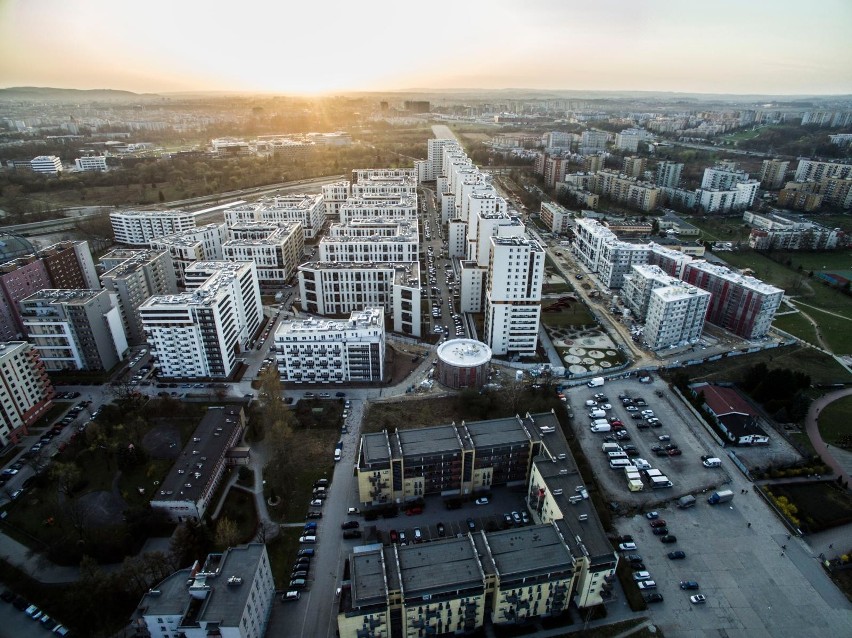 Paraliż parkingowy można też zaobserwować w okolicy osiedla...