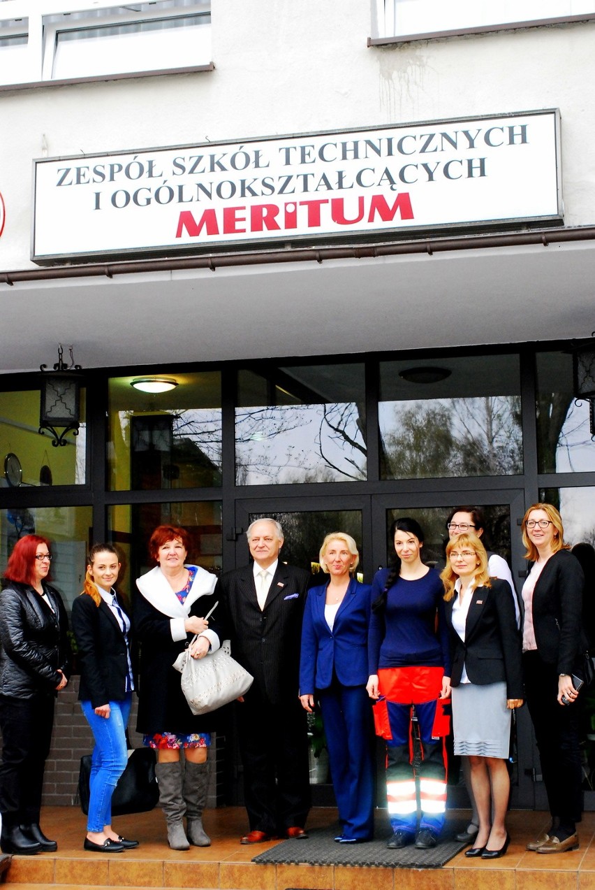 Podczas dzisiejszego wydarzenia uczniowie ZSTiO "Meritum"...