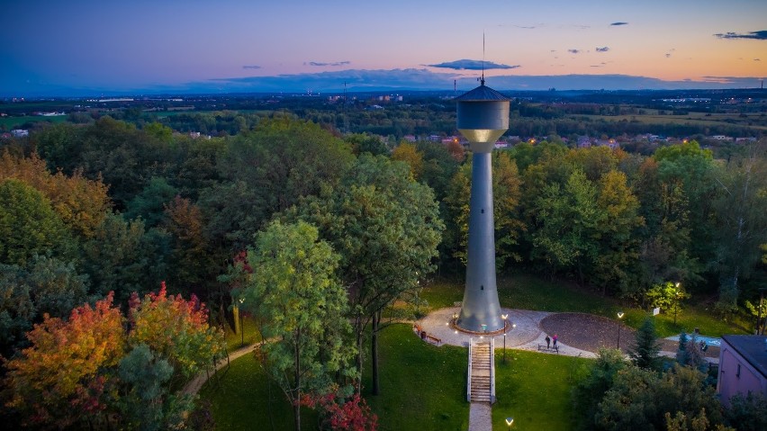 Tak prezentuje się po modernizacji nitowana wieża ciśnień w...