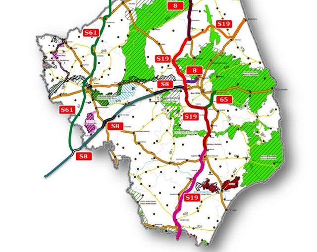 S19 w Podlaskiem coraz bliżej: Osiem firm chce stworzyć dokumentację. Zobacz przebieg drogi (mapa)