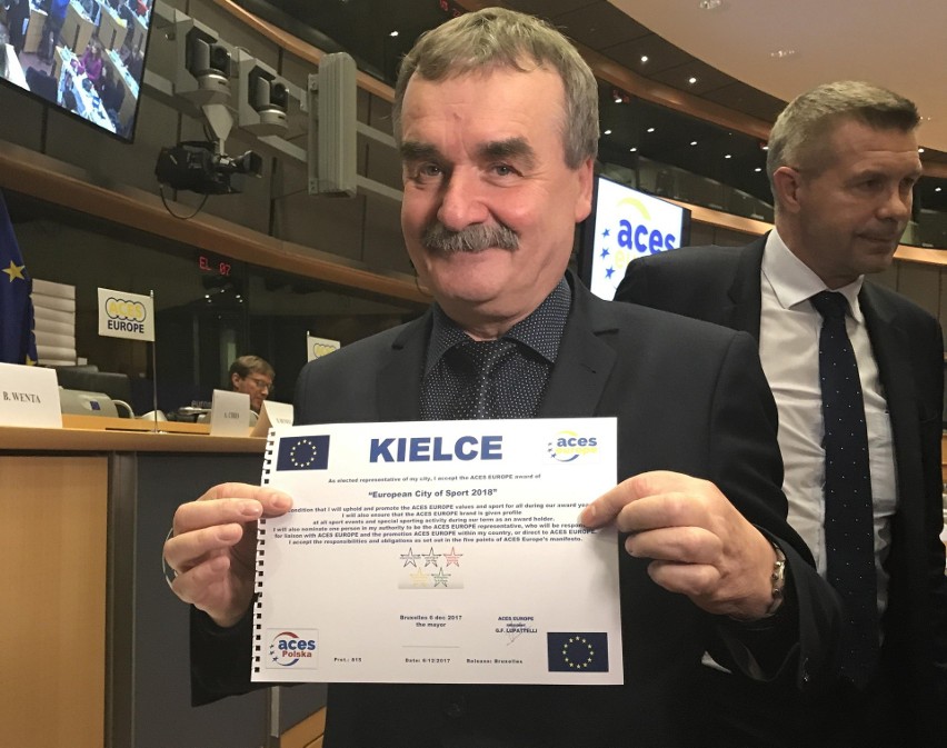 Kielce Europejskim Miastem Sportu! Prezydent odebrał tytuł [WIDEO, zdjęcia]