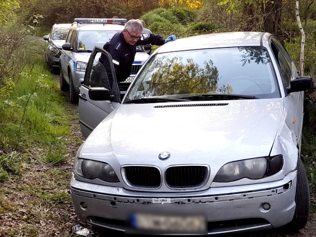 Ucieczka przed policją pod Piotrkowem Trybunalskim