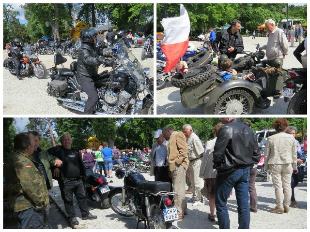 Z różnych stron regionu przyjechali do uzdrowiska motocykliści