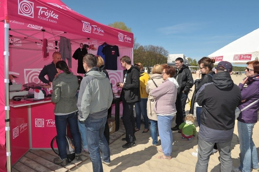 Radiowa Trójka na plaży w Sopocie [ ZDJĘCIA]