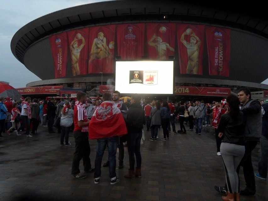 Kibice przed meczem Polska vs Brazylia...