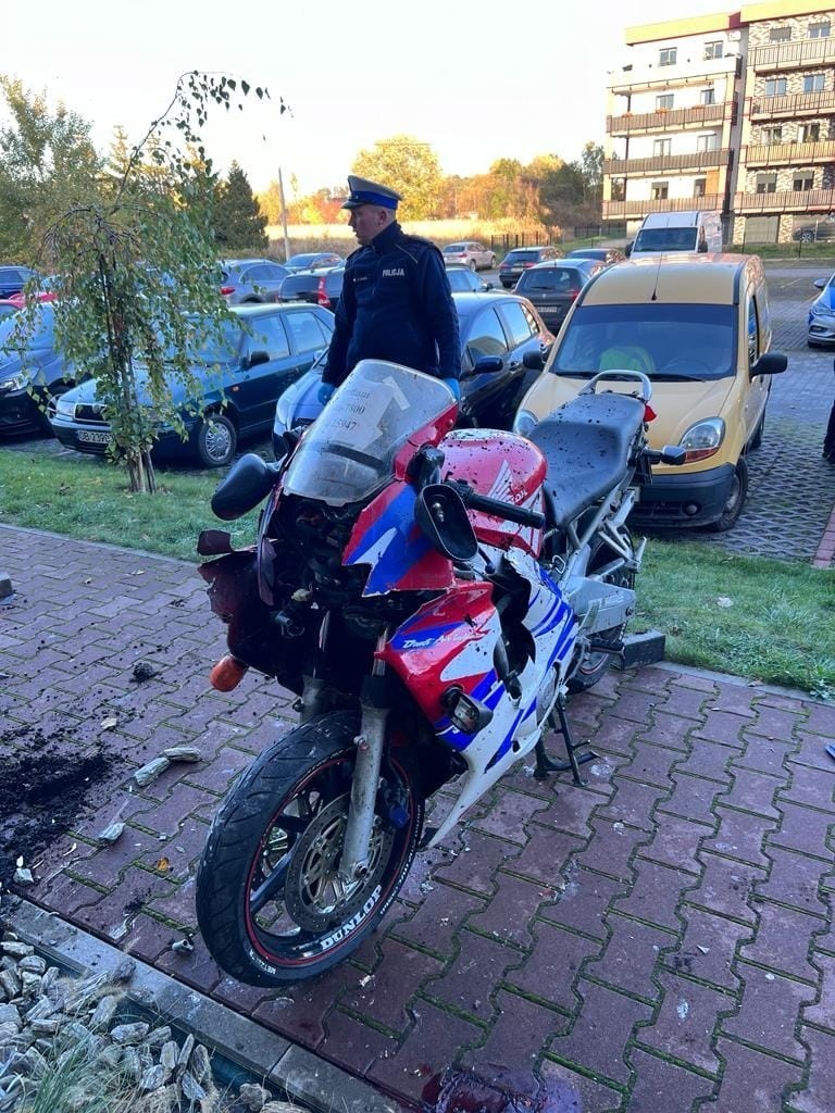 Śmiertelny wypadek motocyklisty w Namysłowie.