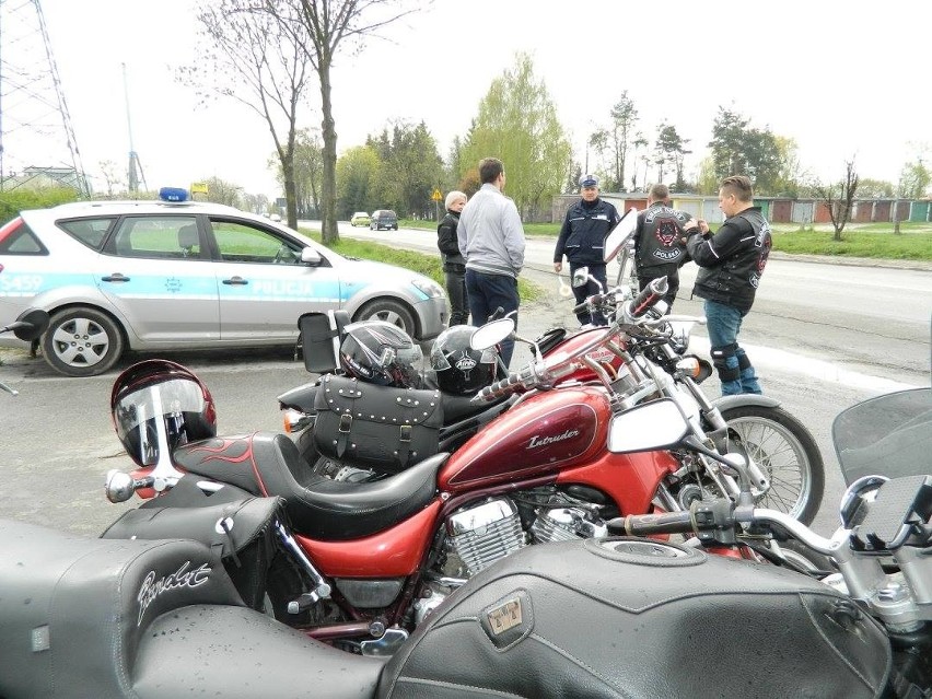 Motocykliści z Pińczowa wzięli udział w akcji promującej bezpieczeństwo 