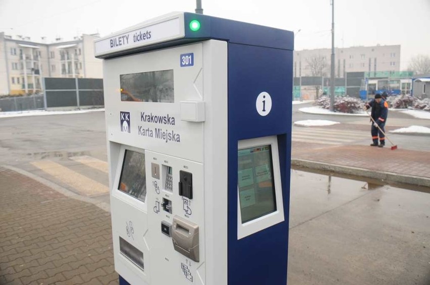 Nowy automat na pętli w Małym Płaszowie