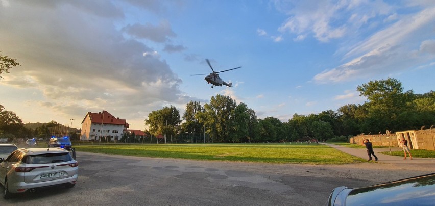 Gorlice. Policyjny helikopter w akcji. Czy doszło do porwania? [AKTUALIZACJA]