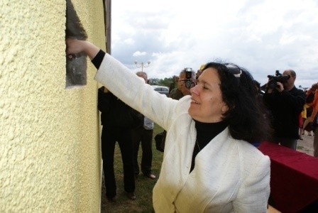 Jolanta Piotrowska - obecna burmistrz, startuje z komitetu Razem Giżycko.