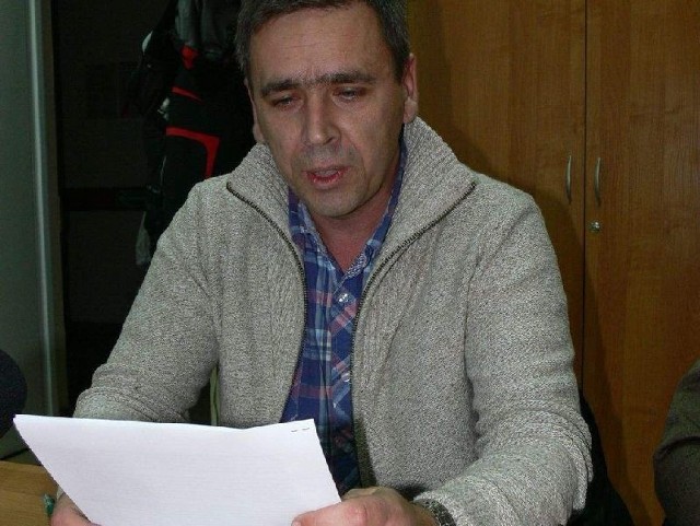 We wniosku do Regionalnej Izby Obrachunkowej, podwykonawcy wykazują zarzut niegospodarności przez władze Tarnobrzega. Na zdjęciu Sławomir Kosakowski.