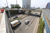 Budowa nowej linii tramwajowej w Katowicach. Uwaga kierowcy! Lewe pasy na DTŚ są wyłączone z ruchu