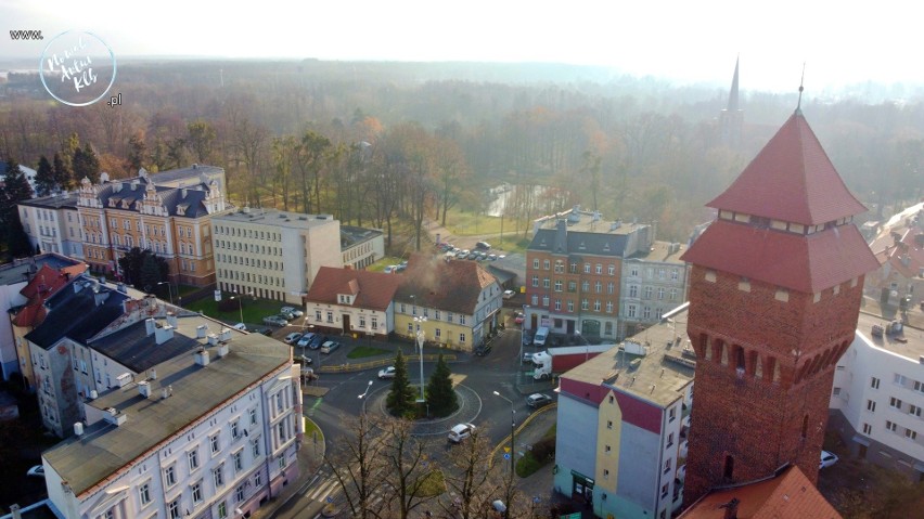 Kluczbork z lotu ptaka w obiektywie Artur Nowaka.