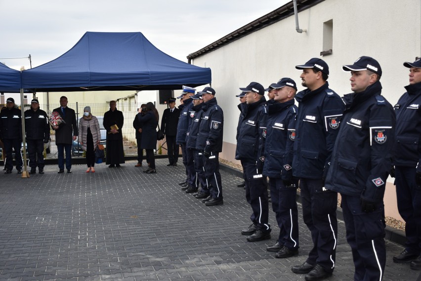 Uroczyste otwarcie posterunku policji w Kroczycach....