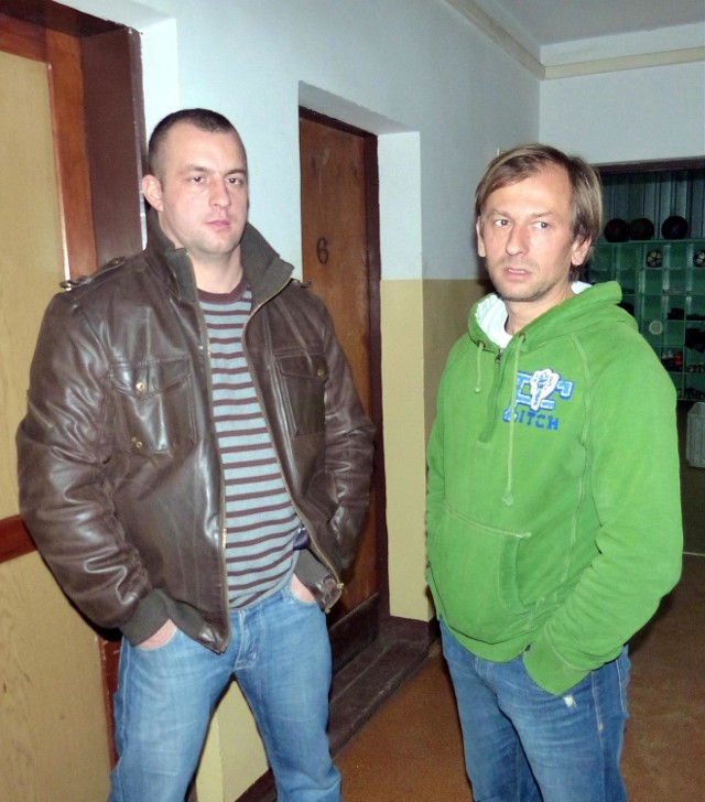 Szefowie piłkarskiej spółki akcyjnej Stal Stalowa Wola PSA, Grzegorz Zając (z lewej) i Mariusz Szymański, mają pretensje do podokręgu w Stalowej Woli, że nie zauważył według nich obchodów 75-lecia stalowowolskiego klubu.