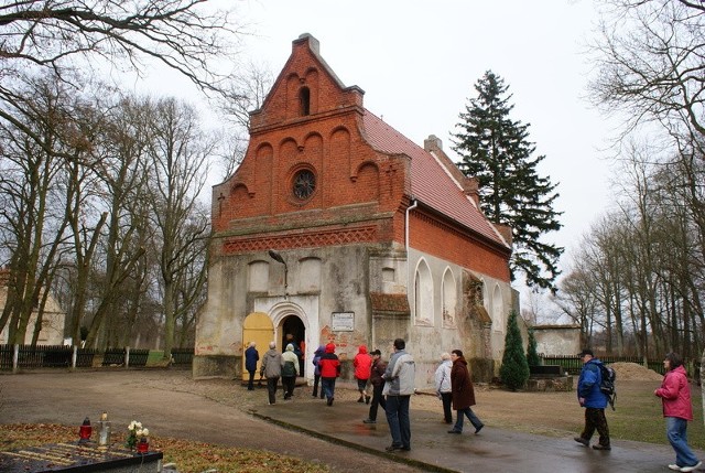 Gotycki kościół w miejscowości Orle
