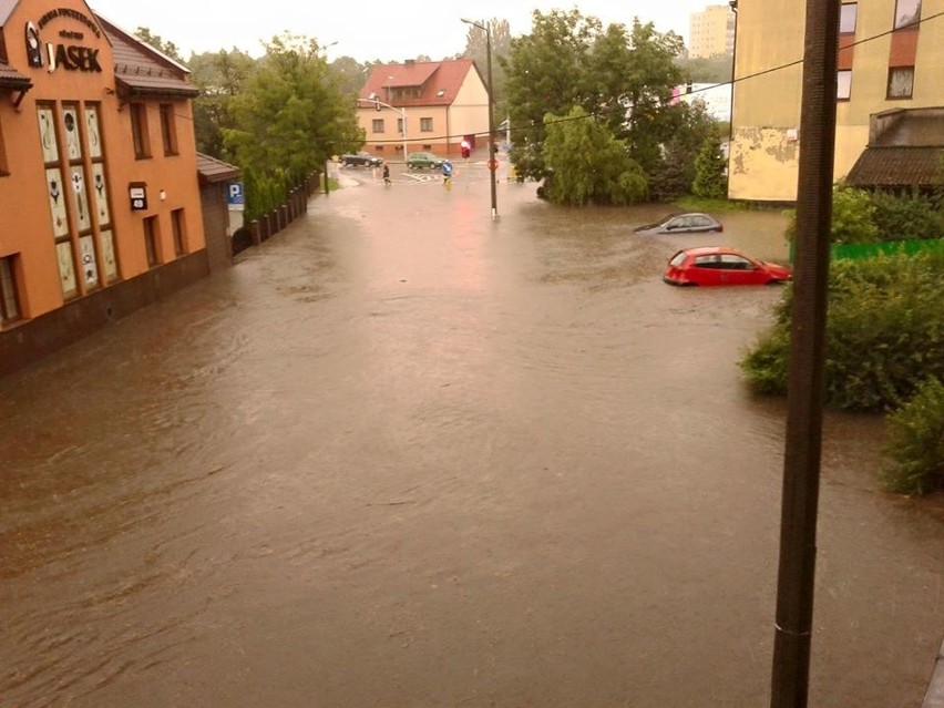 Zalane Gliwice na zdjęciach internautów