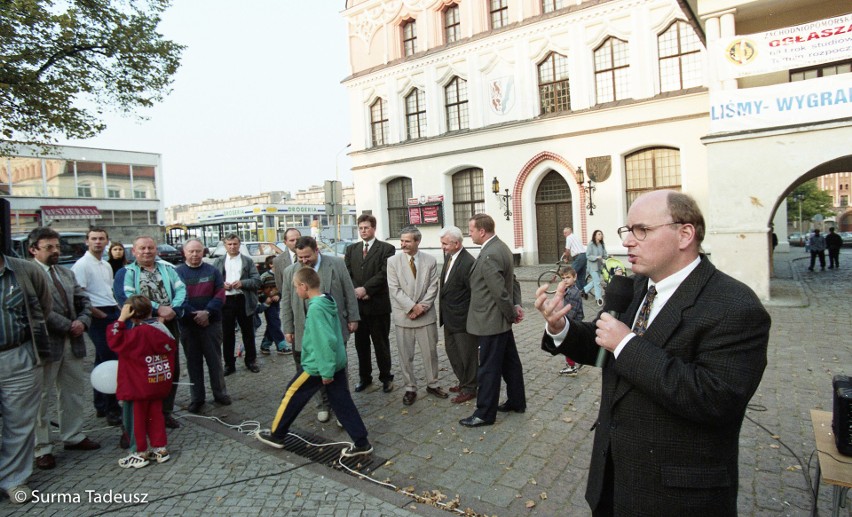 Stargard w czasie wyborów na zdjęciach sprzed lat.