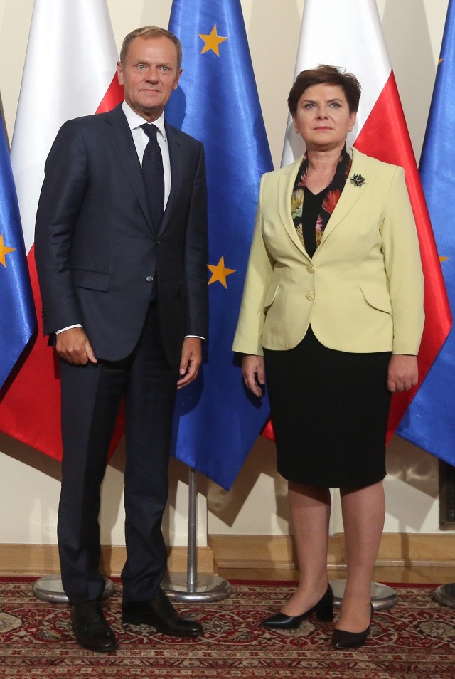 Beata Szydło spotkała się z Donaldem Tuskiem