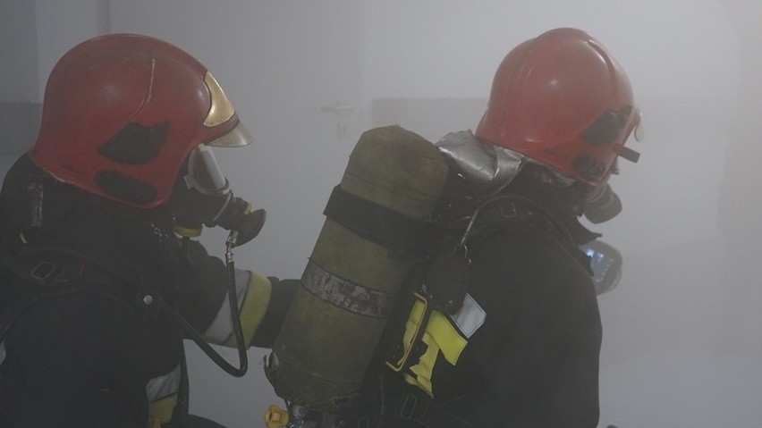 Pożar i ewakuacja pacjentów w szpitalu w Starachowicach. To były ćwiczenia