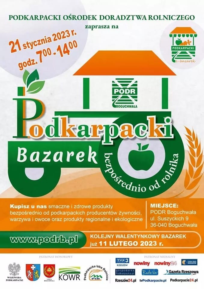 Podkarpacki Bazarek do Boguchwały odbędzie się 21 stycznia...