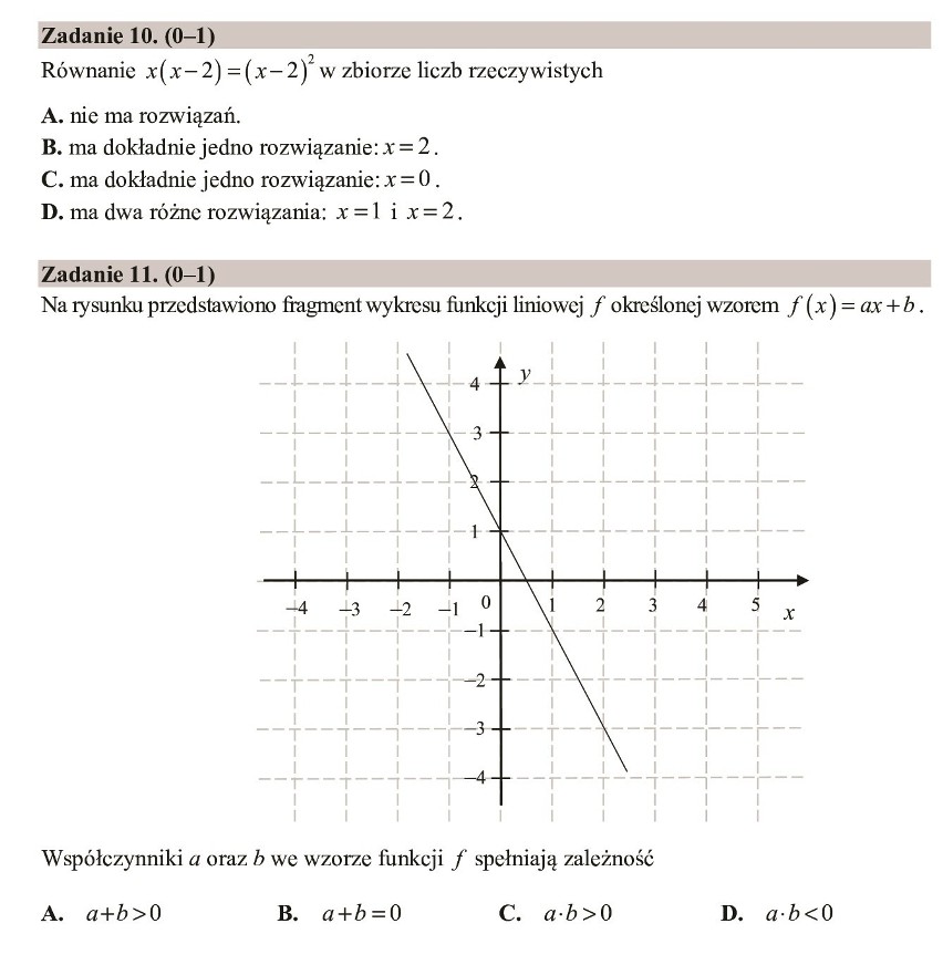 Zobacz zadania i odpowiedzi do arkusza z matury 2020 z...