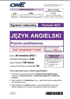 Matury próbne z jęz. angielskiego