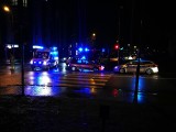 KOSTRZYN NAD ODRĄ. Kolizja na skrzyżowaniu ul. Wyszyńskiego i Wodnej. Dwa samochody uszkodzone