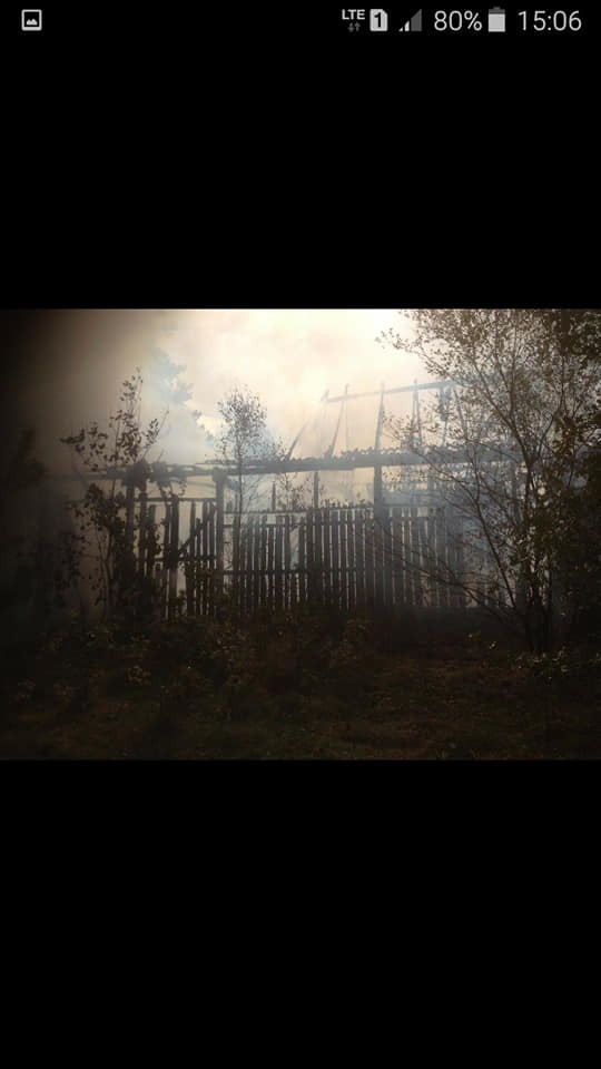 Pożar w gminie Głowaczów. Płonęła stodoła w Cecylówce Brzóskiej 