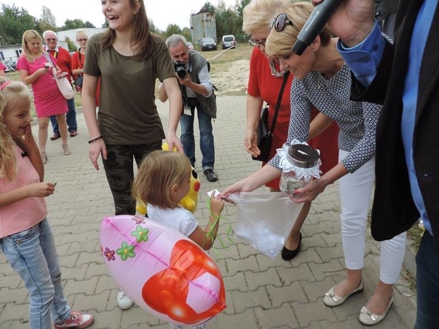 Akcję dla Szymka Kądzieli w Skrzynnie wspierali także najmłodsi.