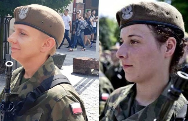 Magdalena Łuszczyk (na zdjęciu z lewej) oraz Aleksandra Najmrodzka służą w grójeckim batalionie Wojsk Obrony Terytorialnej.