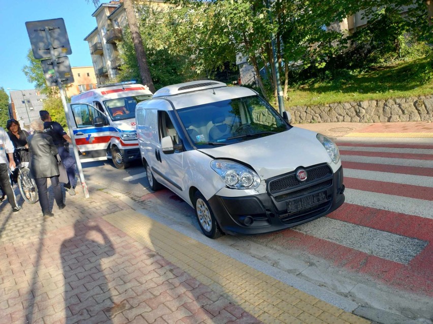 Wypadek dorożki na ul Orkana w Zakopanem