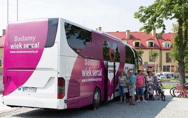 Autobus akcji "Ciśnienie na życie" zaparkuje 7 i 8 sierpnia na placu Wolności w Opolu. Badania będę prowadzone w godz. 10.00-18.00.