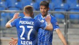 PKO Ekstraklasa. Lech Poznań ograł Pogoń Szczecin 4:0. Bohaterem piłkarz wskazany przez kibiców - Jakub Moder
