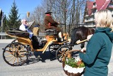 Zakopane. Święcenie pokarmów na odległość. Księża z Podhala obeszli zakazy i święcili jeżdżąc dorożkami [ZDJĘCIA] 11.04