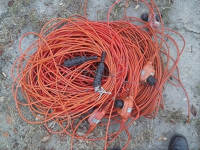 Ukradziony kabel.