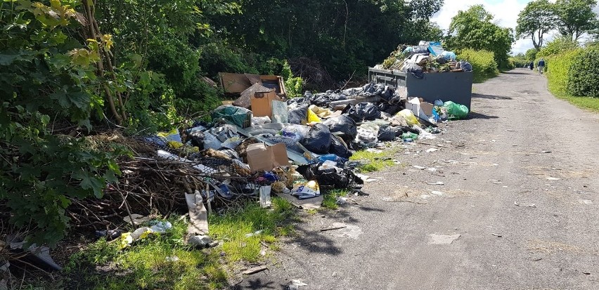 Zamiast świeżego powietrza smród śmieci - działkowcy z ul. Gdańskiej chcą, aby administrator zadbał o porządek