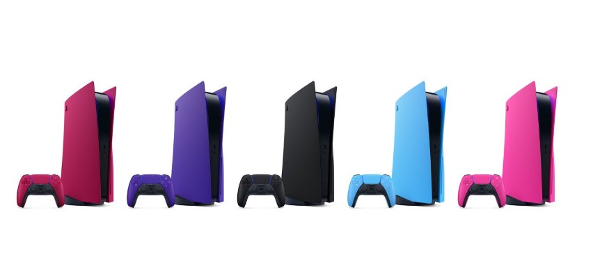 Nowe kolory padów i konsol PlayStation 5! Sony prezentuje wymienne nakładki boczne w pięciu barwach