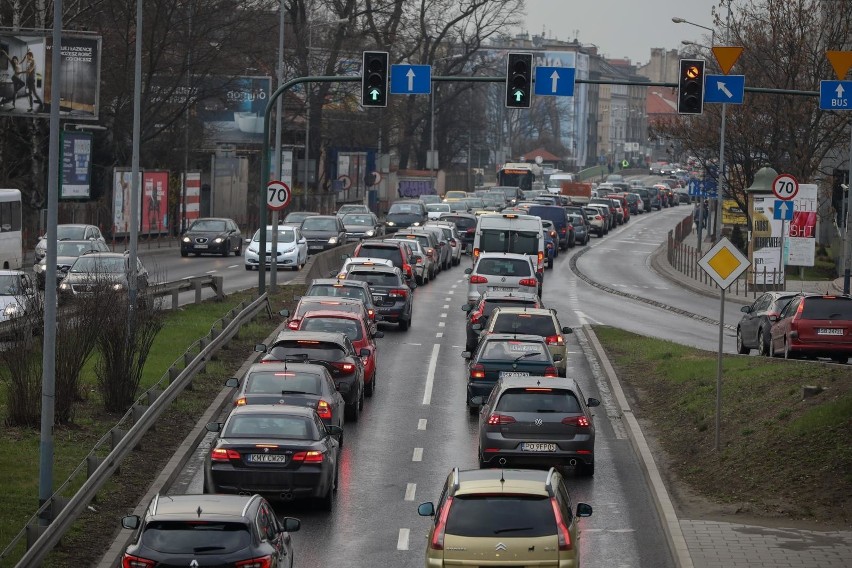 Najbardziej zakorkowane ulice w Krakowie według TomTom...