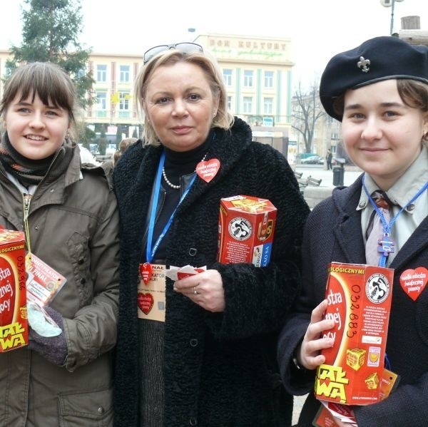 Posłanka Krystyna Skowrońska kwestuje już po raz siódmy.