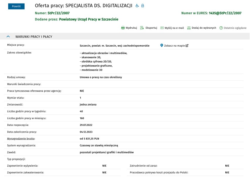 Praca w Szczecinie i regionie. Kogo poszukują pracodawcy? Ile można zarobić? Zobacz oferty pracy z Powiatowego Urzędu Pracy