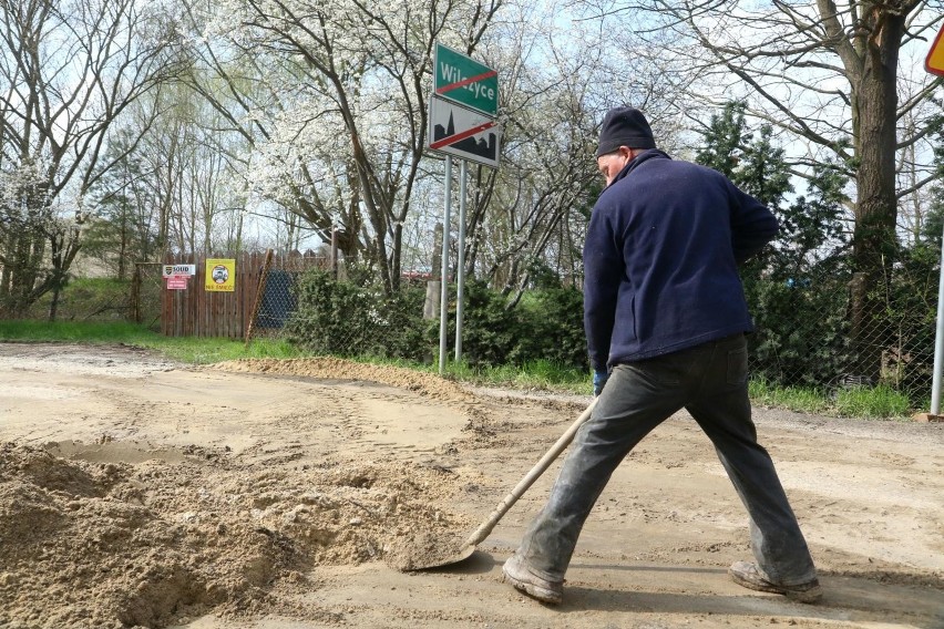 Wilczyce, teren po pożarze